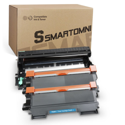 S SMARTOMNI Compatible Toner Cartridge and Drum Unit Replacement for Brother TN450 TN420 DR420